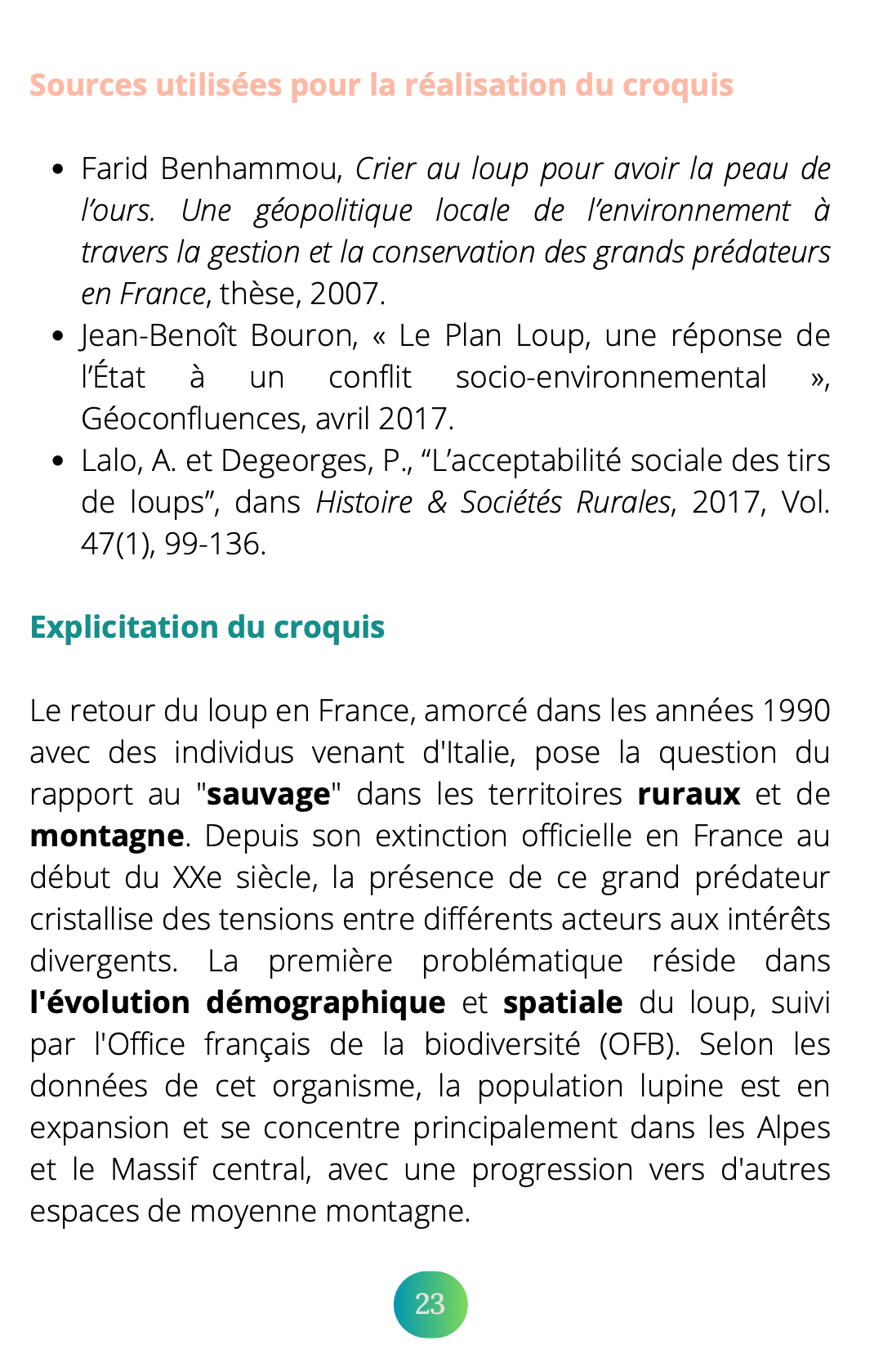 Livret Croquis - Les environnements
