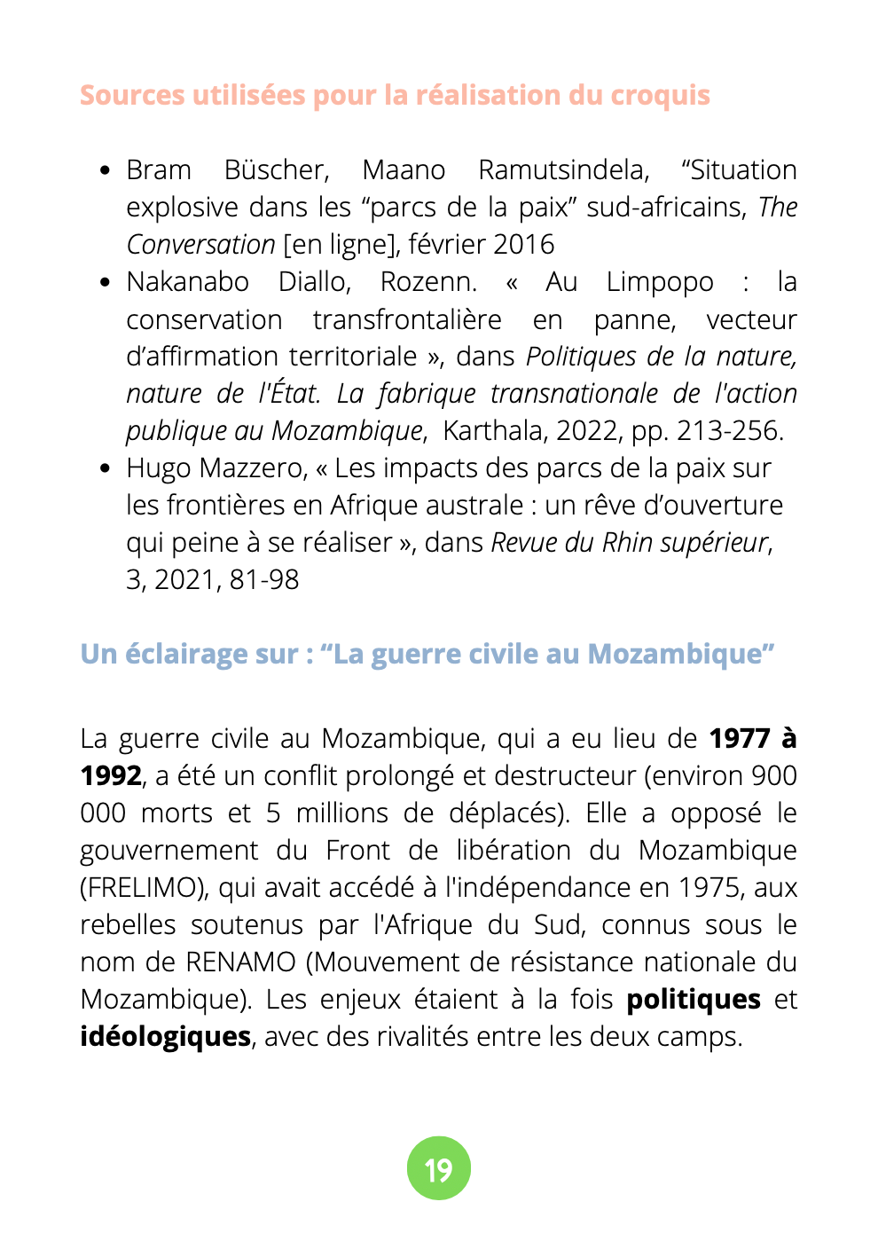 Livret Croquis - Frontières