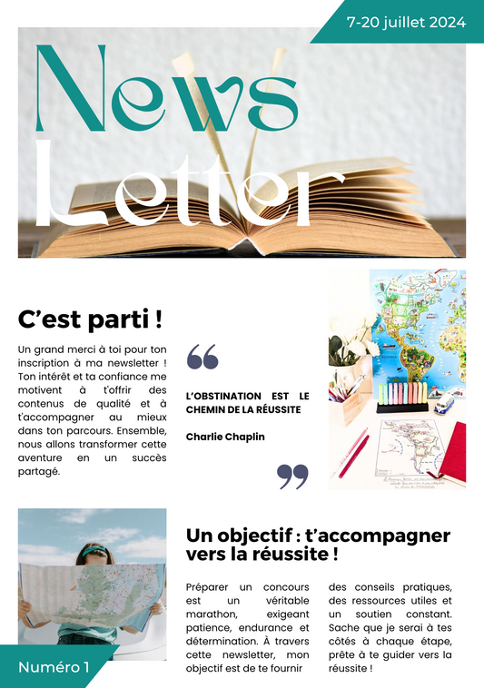 Newsletter : Je réussis en histoire-géographie