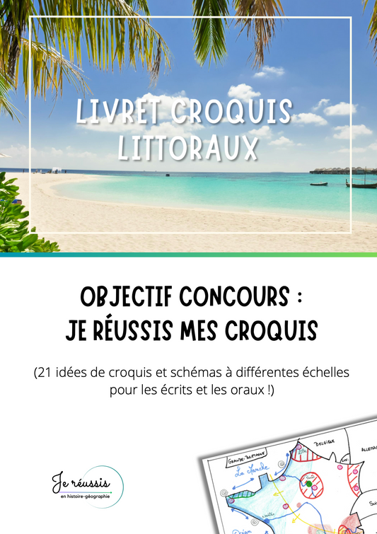 Livret Croquis - Les littoraux français