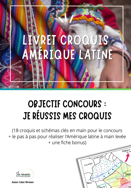 Livret Croquis - L'Amérique latine