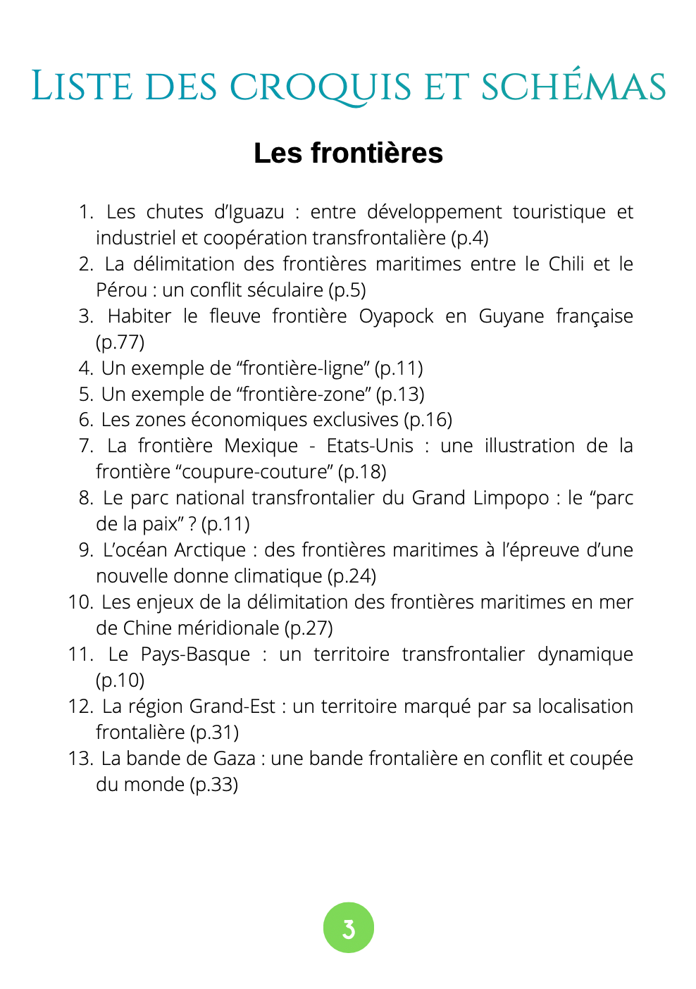 Livret Croquis - Frontières