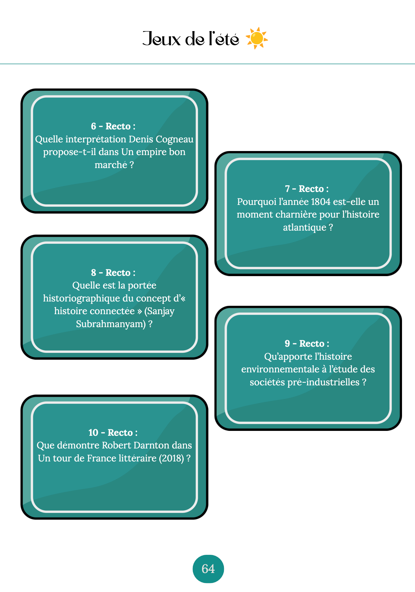 Newsletter #46 Spécial Été 2026