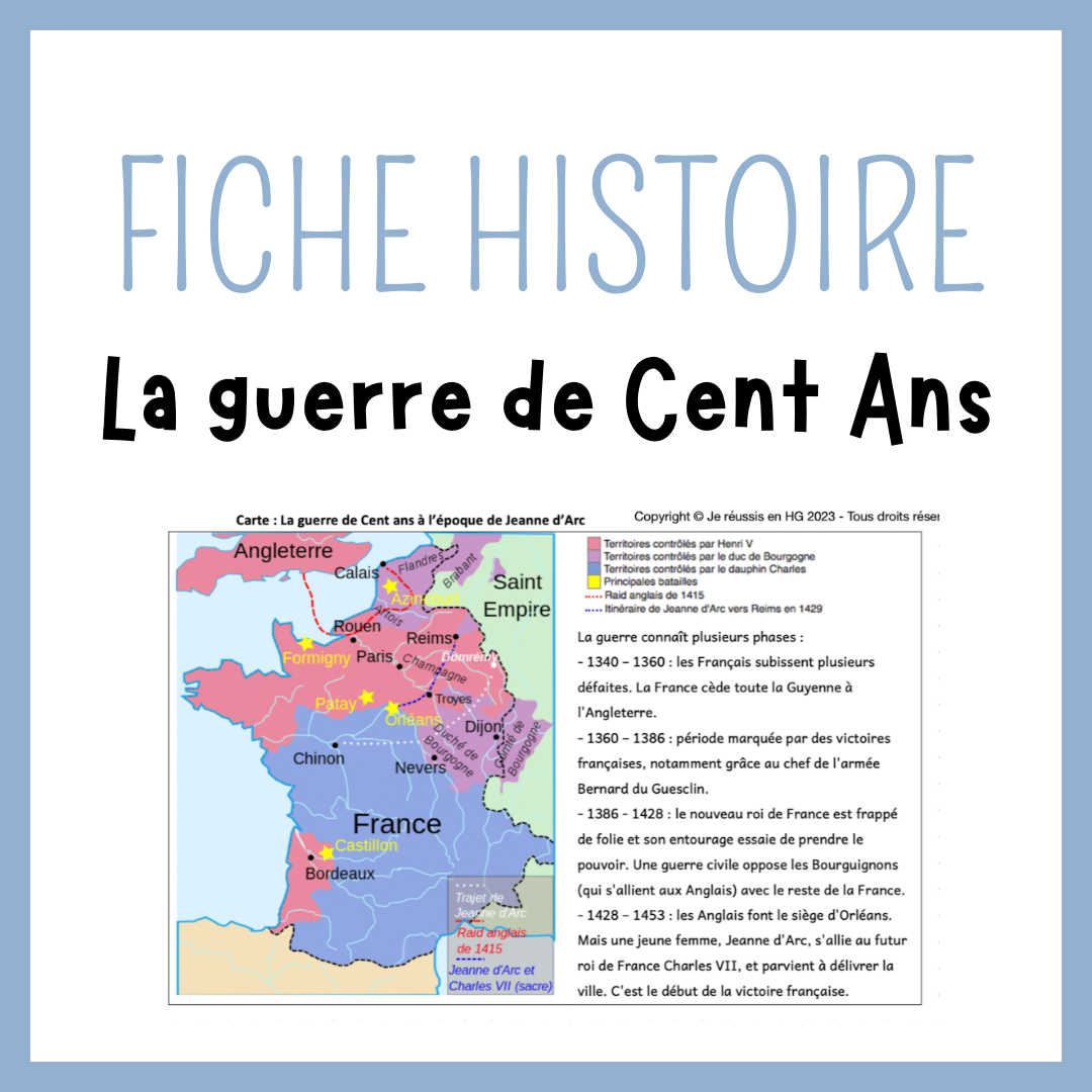 Fiche Guerre de Cent Ans jereussisenhg