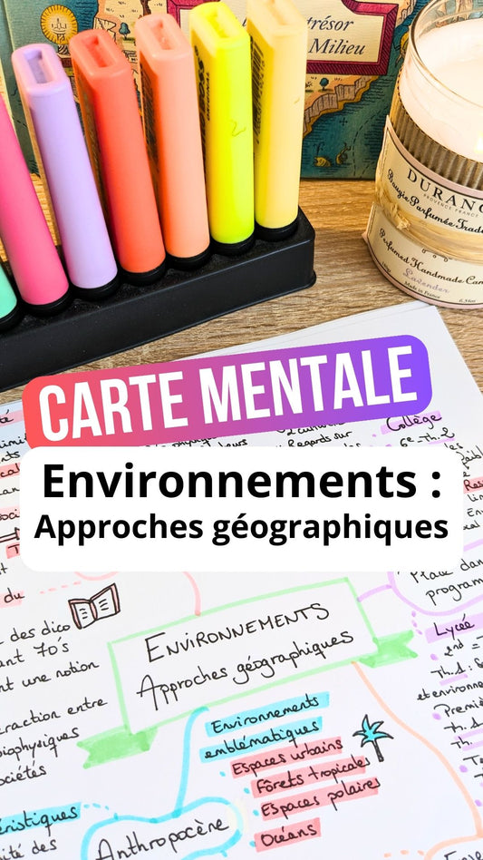 Carte mentale - Environnements : approches géographiques