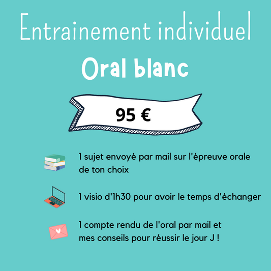 Oral blanc